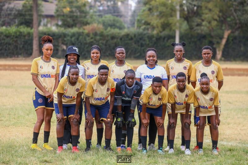 Matchday line-up in the gold kit